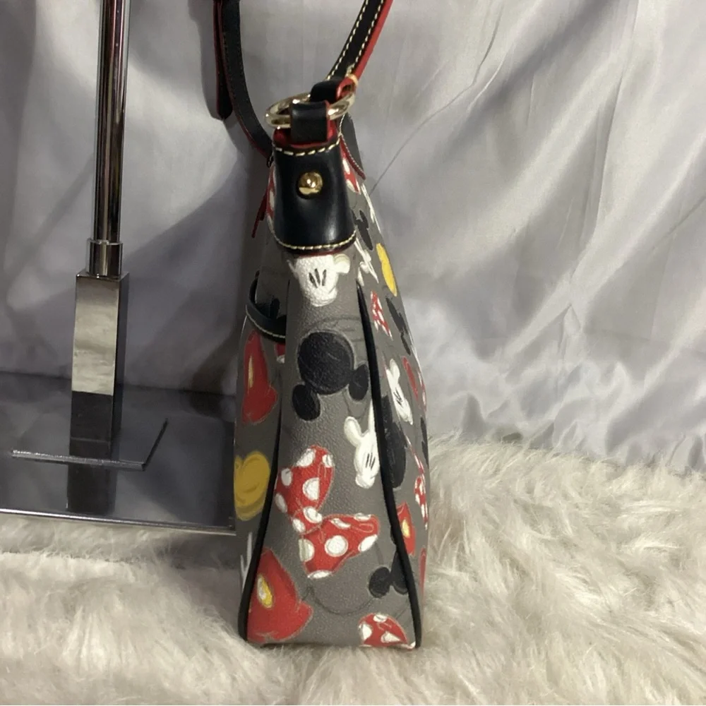 Dooney & Bourke x Disney Mickey Mouse Body Parts Crossbody Shoulder Bag - Picture 4 of 11